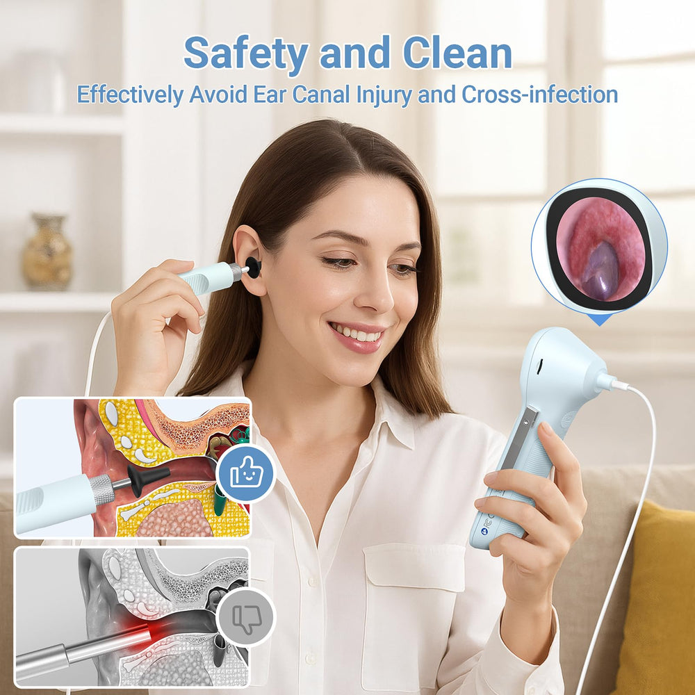 ScopeAround otoscope ergonomic grip ensures comfortable, stable handling.
