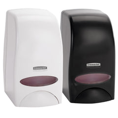 Scott Professional moisturizing foam sanitizer application with soft, non-drying feel.