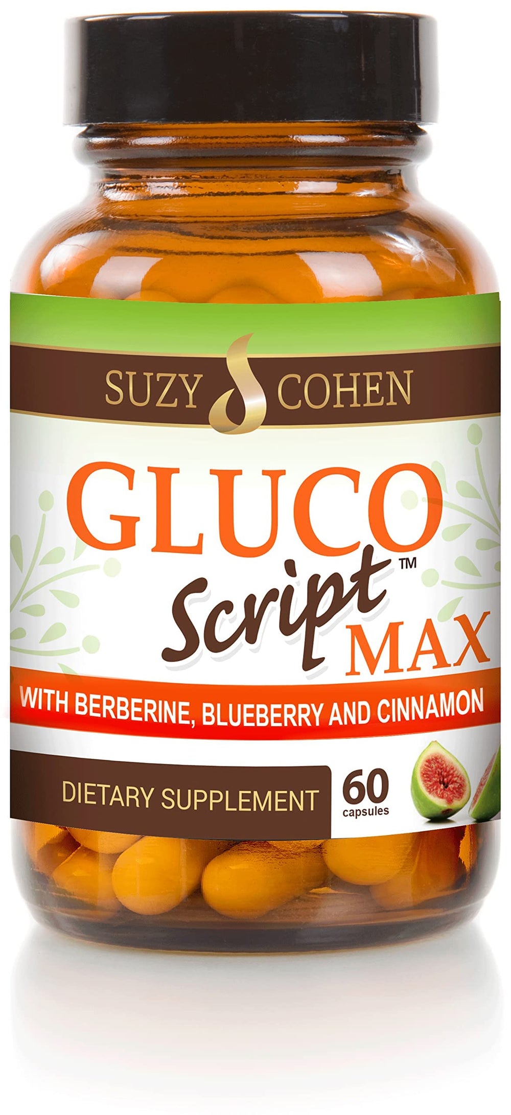 Script Essentials Gluco Script bottle front showing branding for daily wellness support.