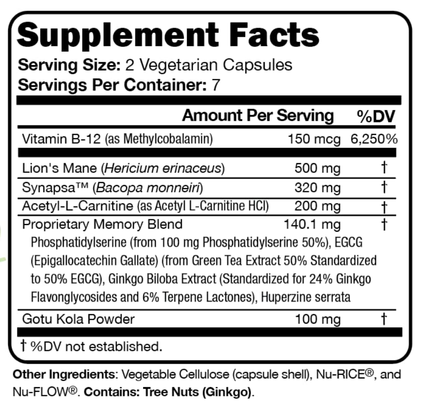Memory Script Green Tea Extract closeup for alertness and energy support.