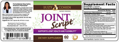 Script Essentials Suzy Cohen Joint Script product shot emphasizes transparency and routine use