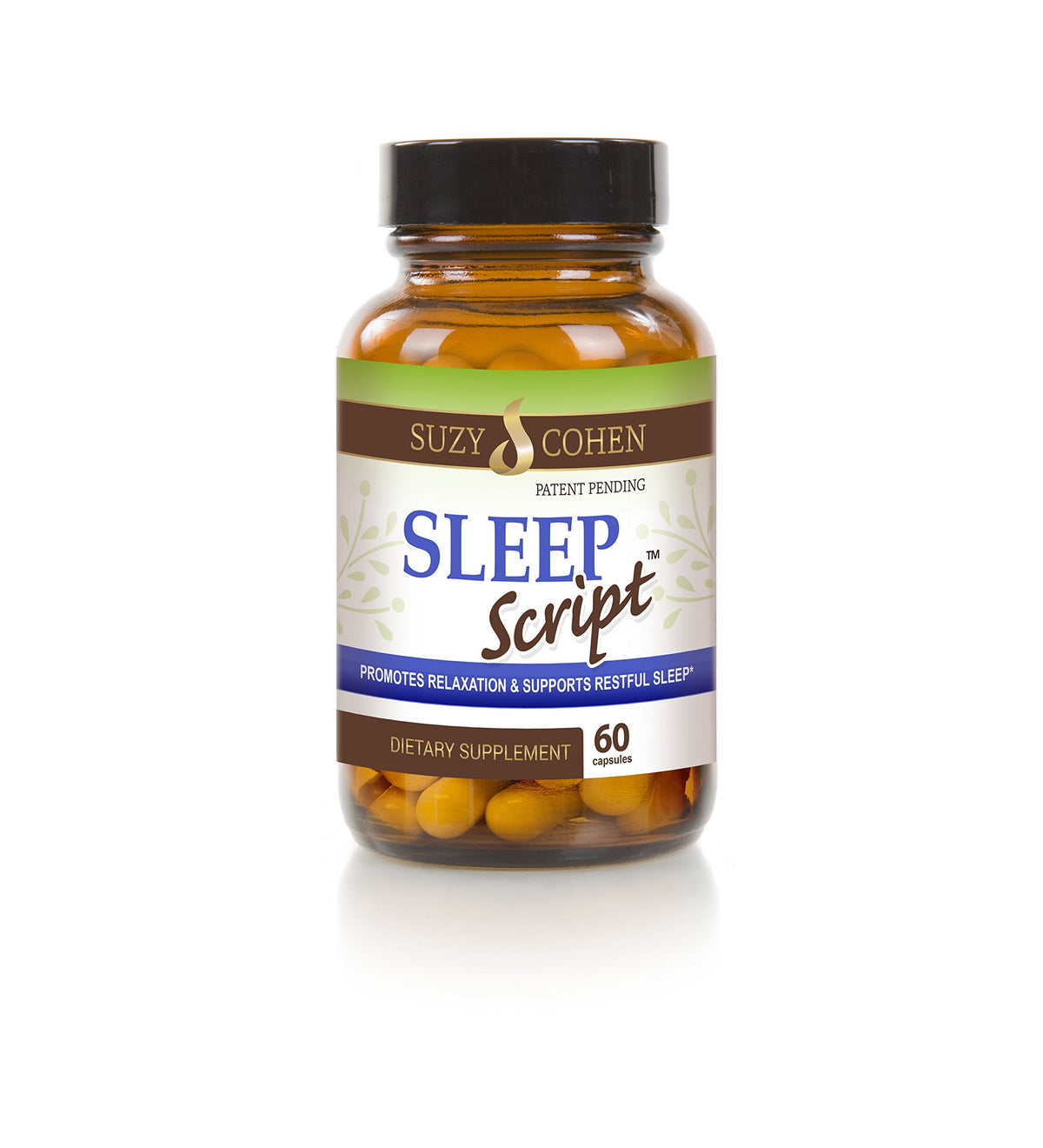 Script Essentials Sleep Script bottle ready for a restful night