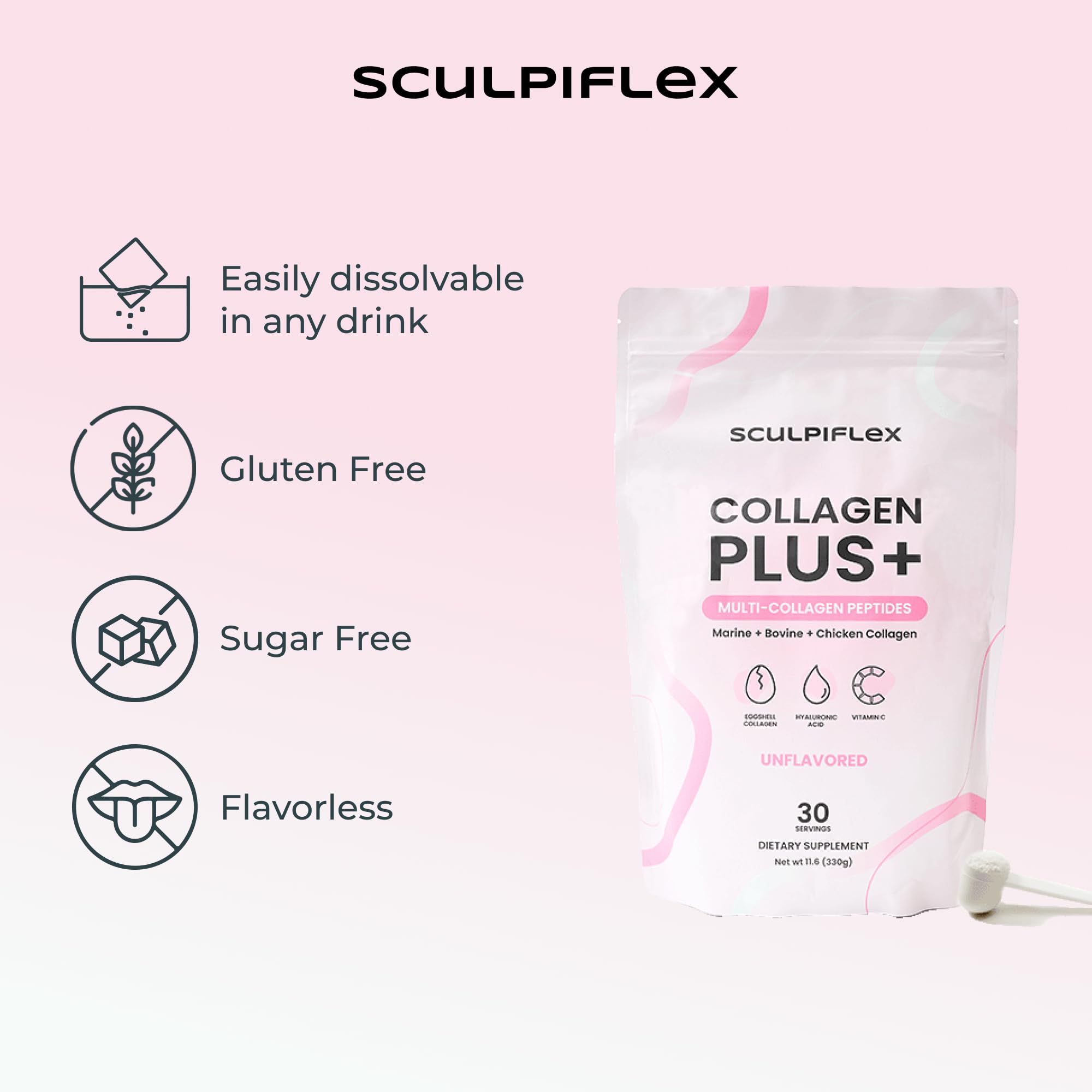 SCULPIFLEX 30-serving tub emphasizing value and convenience