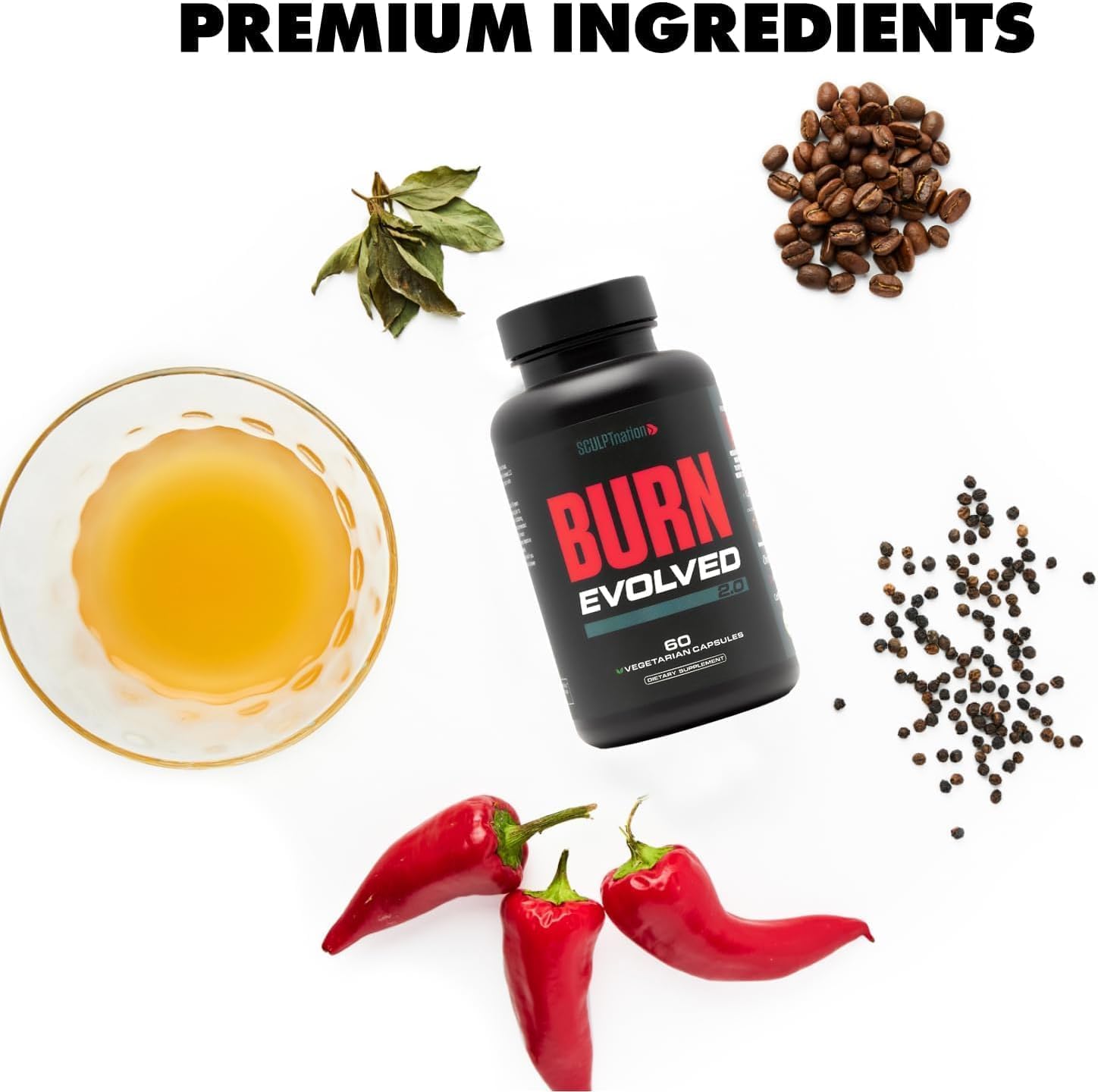 Alpinia galanga root powder detail emphasizing plant-based ingredients in the daytime formula