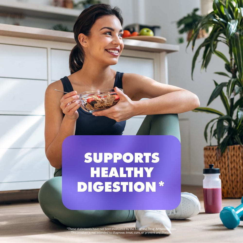 Sculpt Nation digestive enzymes ingredients panel showing key enzymes and extracts.