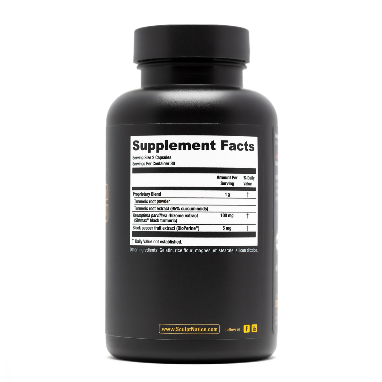 Sculpt Nation 720-day shelf life information on packaging.