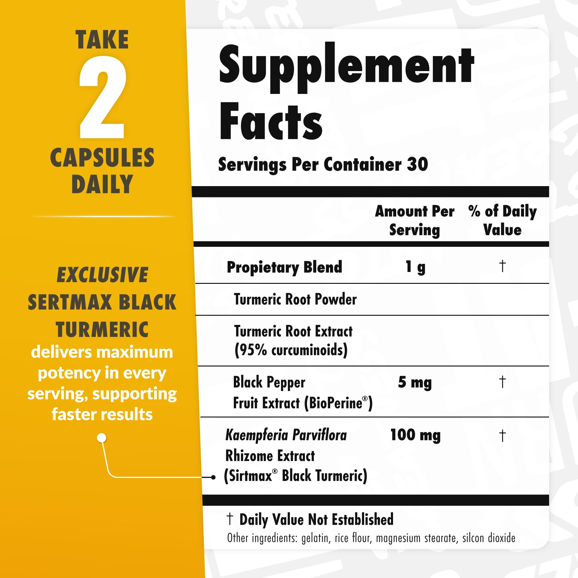 Sculpt Nation turmeric capsules ready for daily wellness routine.