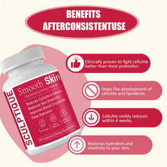 Sculptique circulation-support capsules on counter suggest healthy blood flow benefits