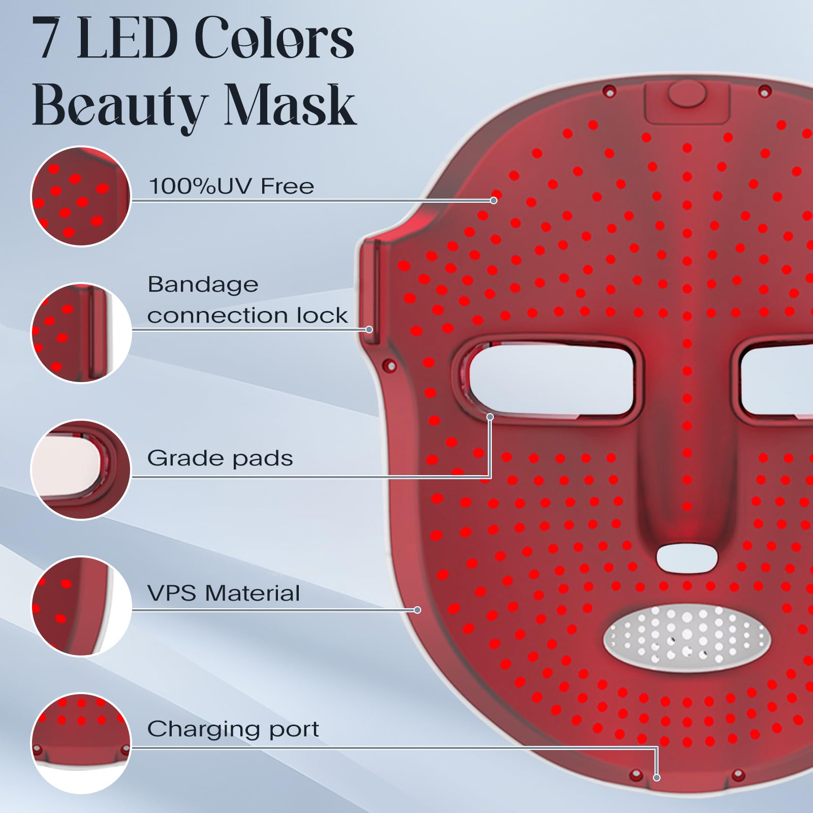 SDKWDH adjustable strap and eye protection for comfortable wear
