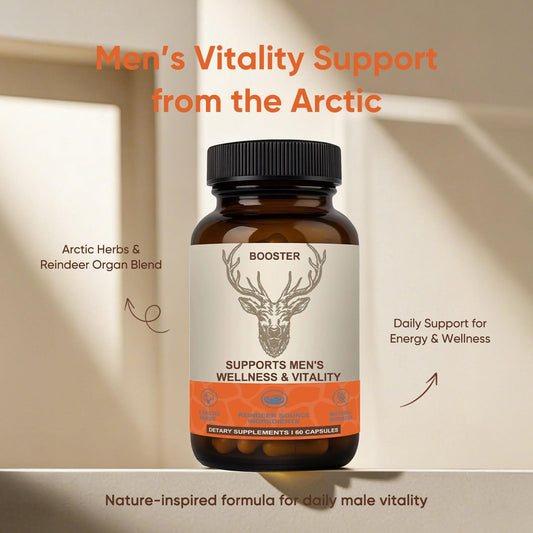 SDXJIOGE Arctic Herbal Fusion ingredients close-up for Nordic wellness.