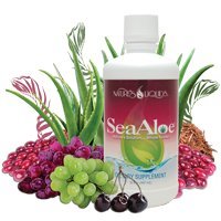 SeaAloe 2-pack display for convenient family hydration