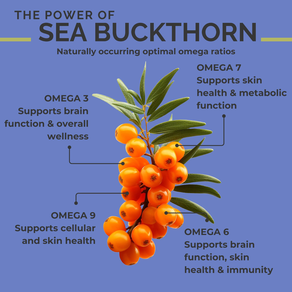 Sea Buckthorn Oil being poured for smoothies or direct use.