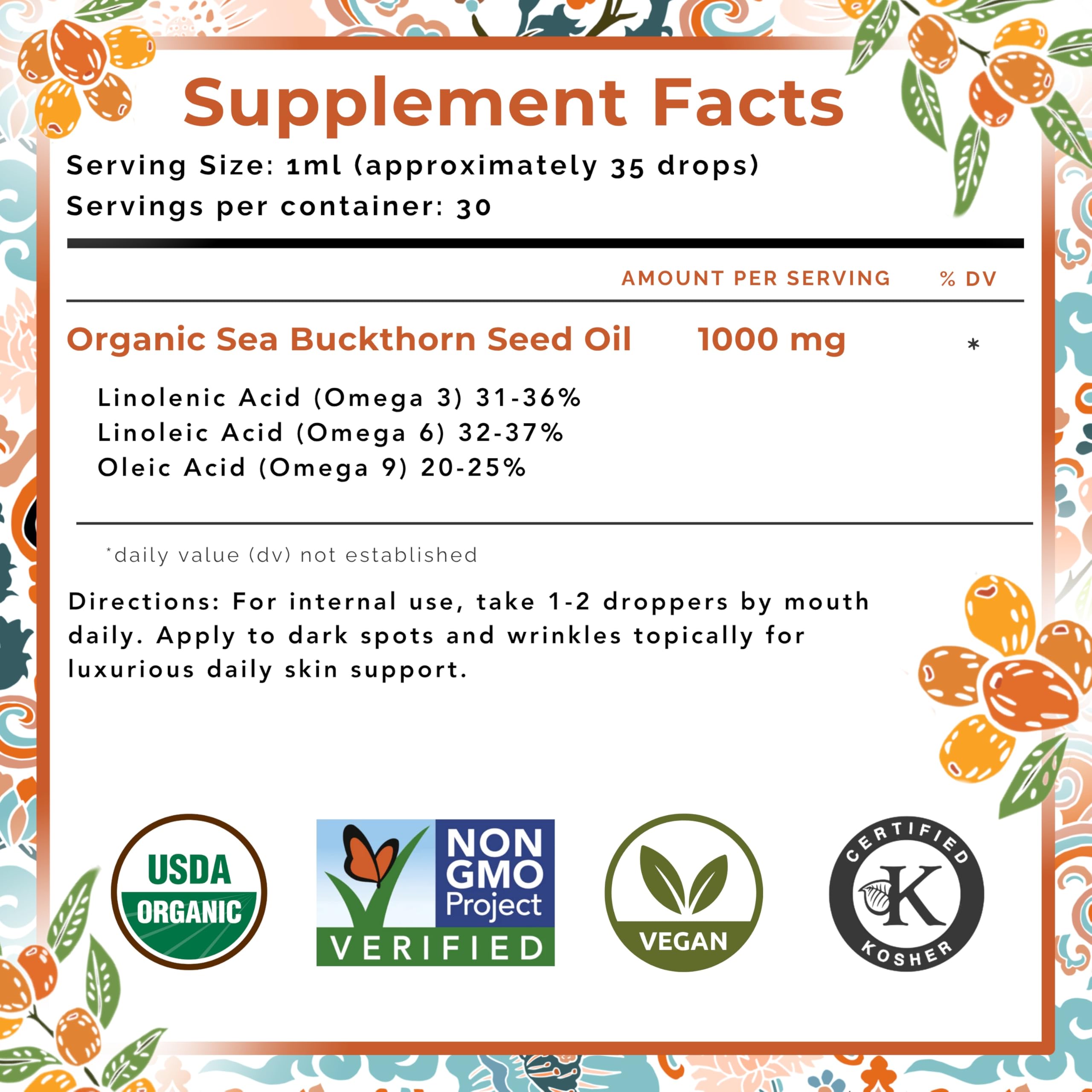 SEABUCKWONDERS skincare routine using sea buckthorn seed oil