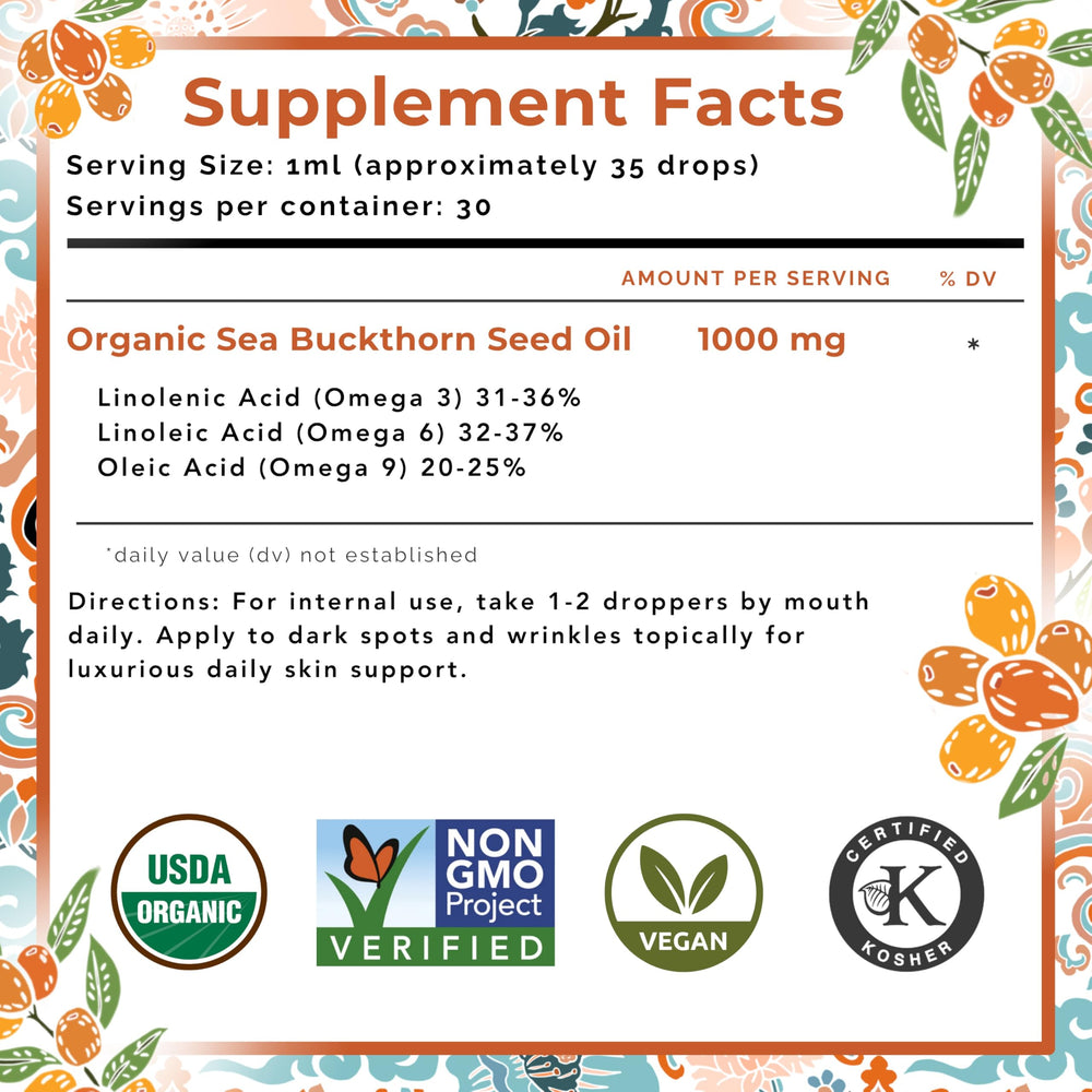 SEABUCKWONDERS skincare routine using sea buckthorn seed oil