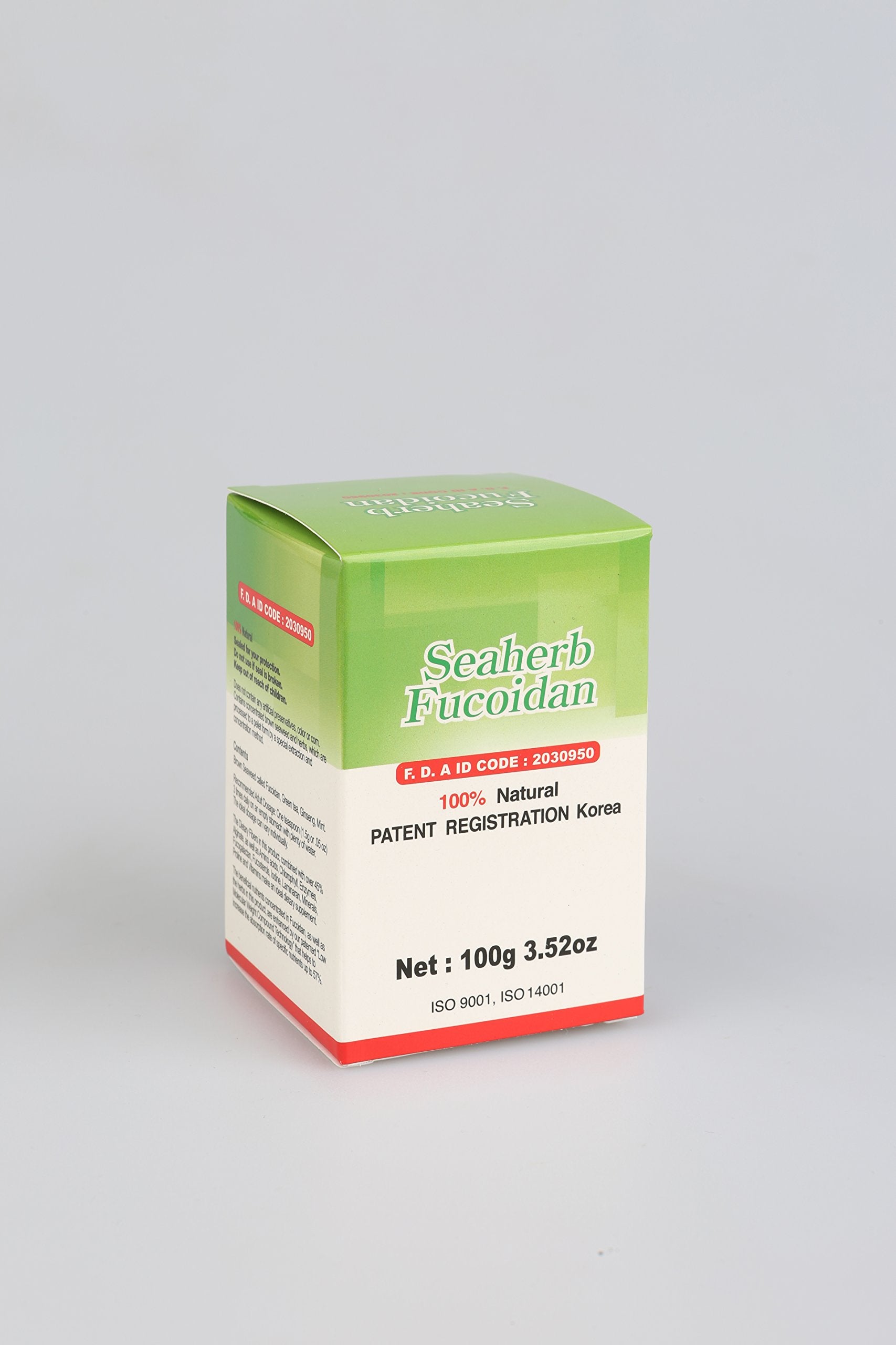 SeaHerb Fucoidan bottle label image shows premium marine extract for daily wellness.