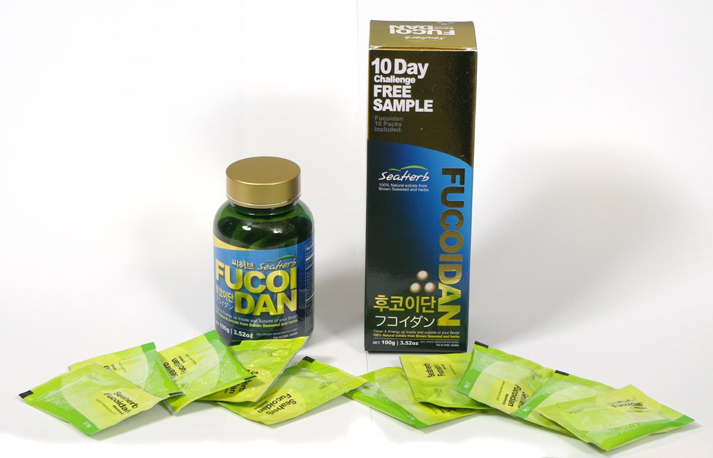SeaHerb Fucoidan sachets ready for on-the-go wellness
