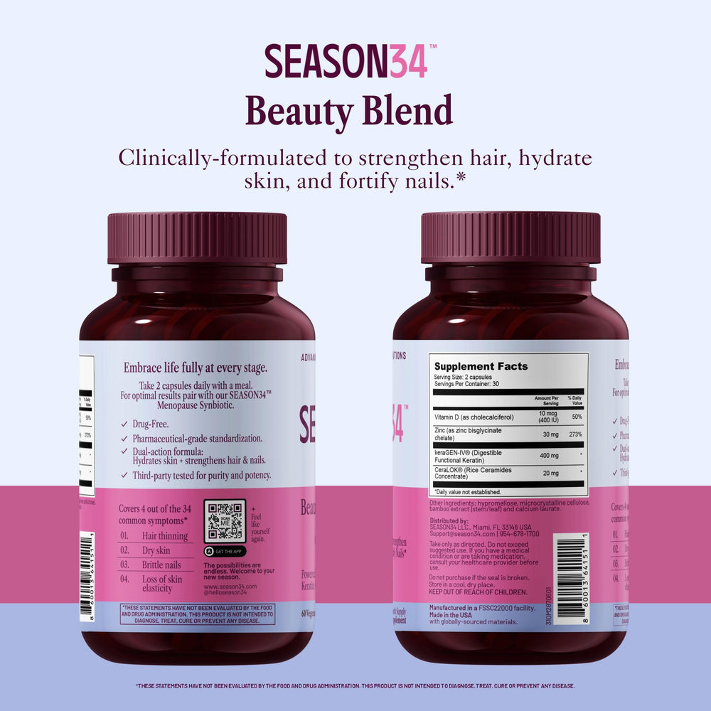 SEASON34 supports a 90-day daily routine for steady benefits.