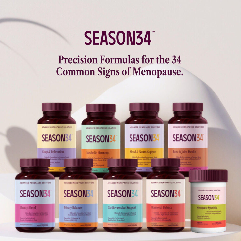 SEASON34 capsules in hand illustrate tangible brain health support choices.