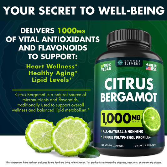 Secret Element Citrus Bergamot 3-pack packaging for convenient routine.