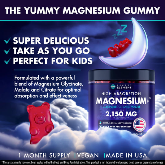 Close-up of Secret Element gummies highlighting texture and cherry flavor