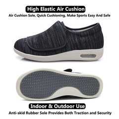 Secret Slippers adjustable closure promotes easy on-and-off and secure fit.