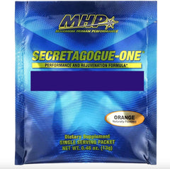 Secretagogue Gold 30-packets sleeve emphasizes convenient herbal, amino acid blend for daily wellness.