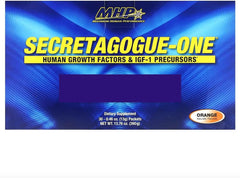 Secretagogue Gold bottle close-up highlights premium, gluten-free age management support.
