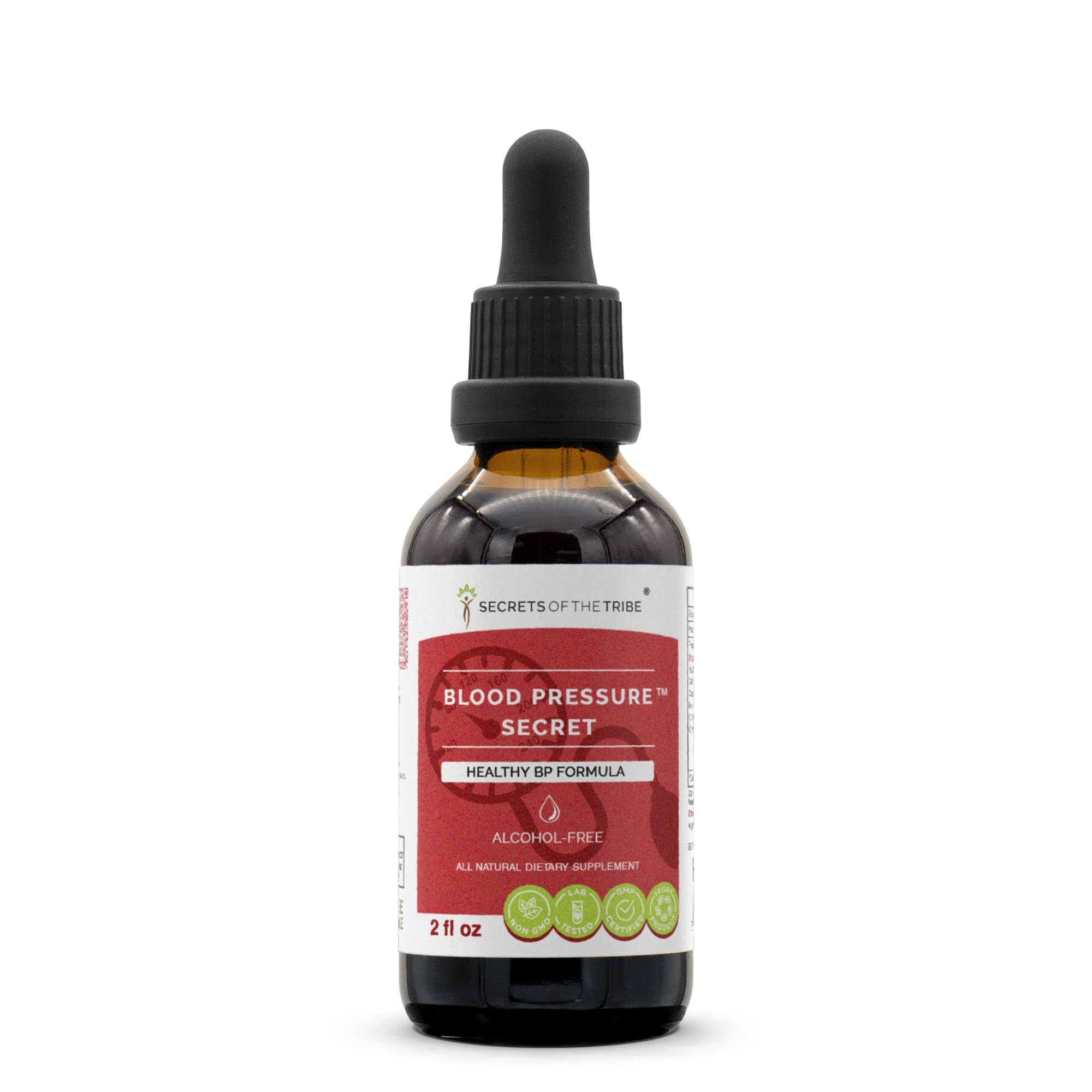 Secrets of the Tribe Blood Pressure Secret bottle drops for easy daily dosing