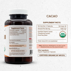  Secrets of the Tribe cacao dried raw beans image conveys natural origin