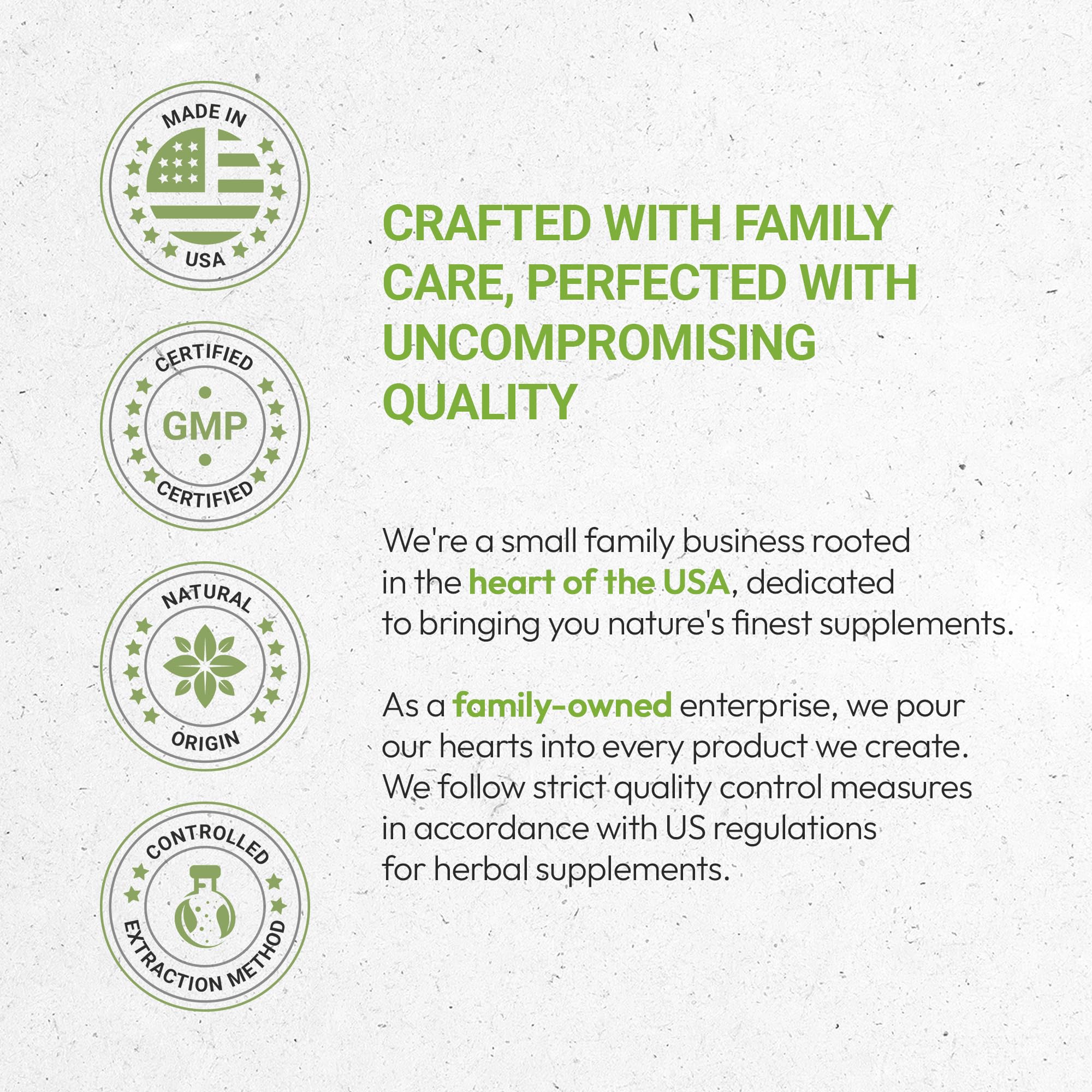Secrets of the Tribe packaging emphasizes sustainable sourcing.