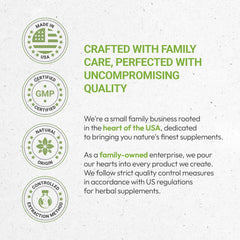Secrets of the Tribe packaging emphasizes sustainable sourcing.