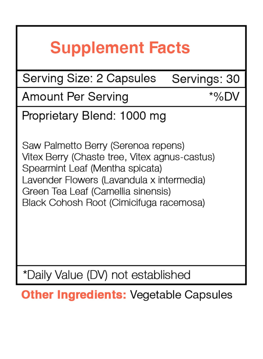 Secrets of the Tribe Hirsu Secret ingredients label; purity and transparency.
