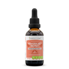 Secrets of the Tribe Menopause Secret bottle front for easy daily use.