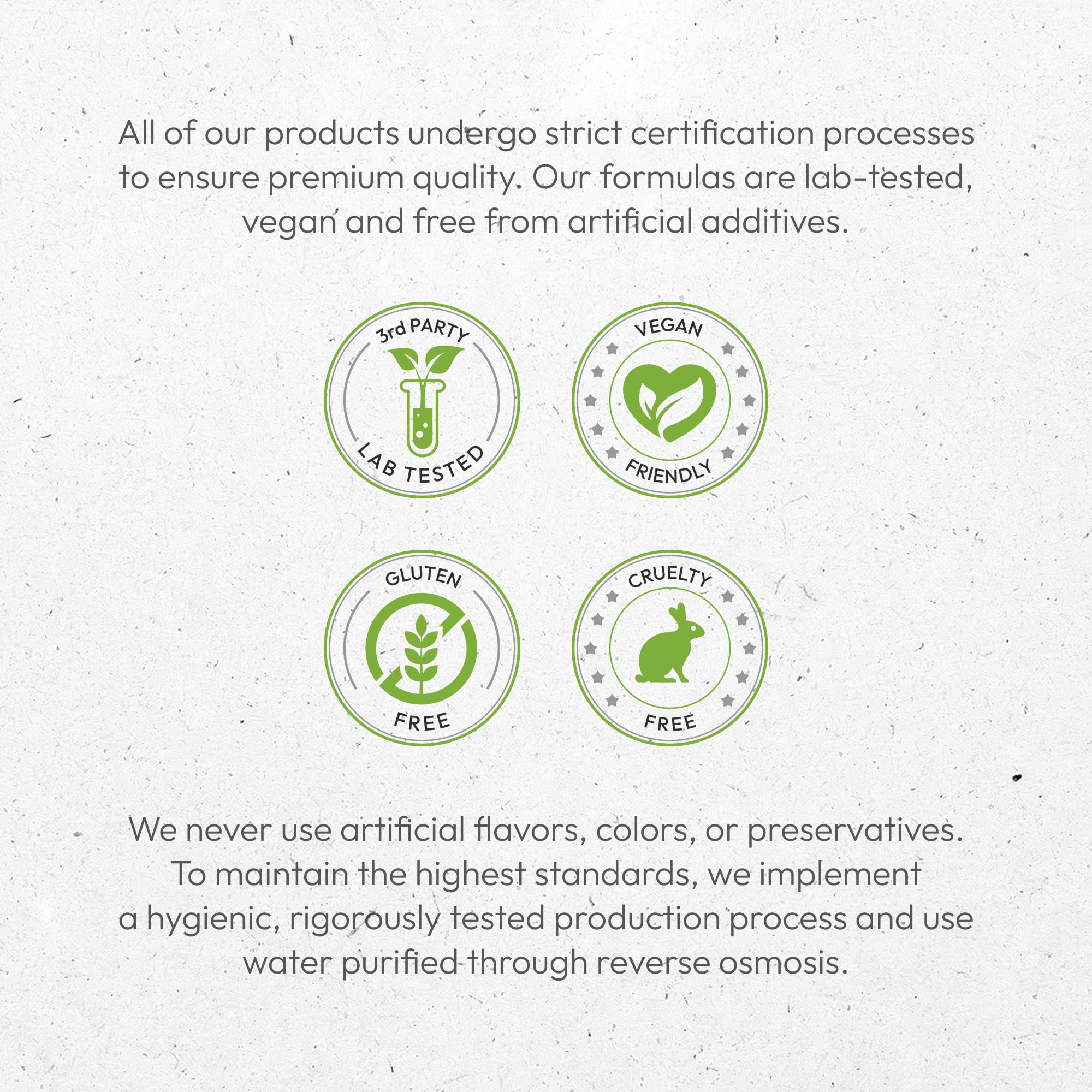 Secrets of the Tribe packaging showcases cruelty-free and gluten-free assurances