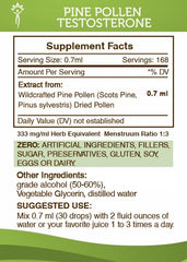 Secrets of the Tribe pine pollen dried pollen pouch shows natural heritage.