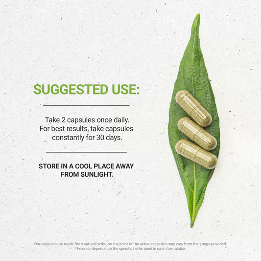 Secrets of the Tribe Calendula capsules designed for easy daily intake.