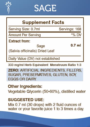Secrets of the Tribe Sage amber bottle with label detail and clarity.