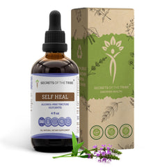 Secrets of the Tribe Self Heal bottle pour for easy daily use.