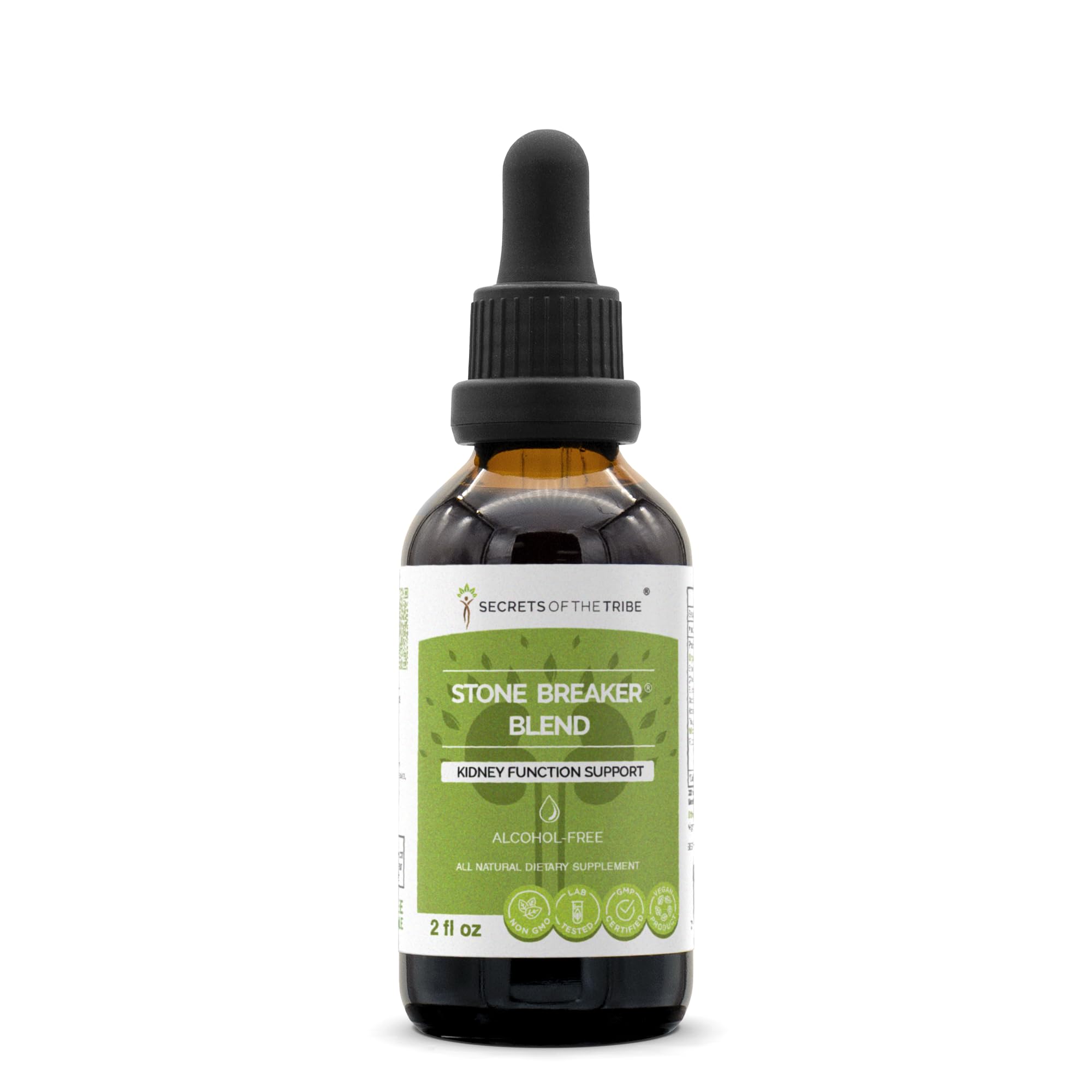 Secrets of the Tribe Stone Breaker Blend bottle pour for easy daily use.