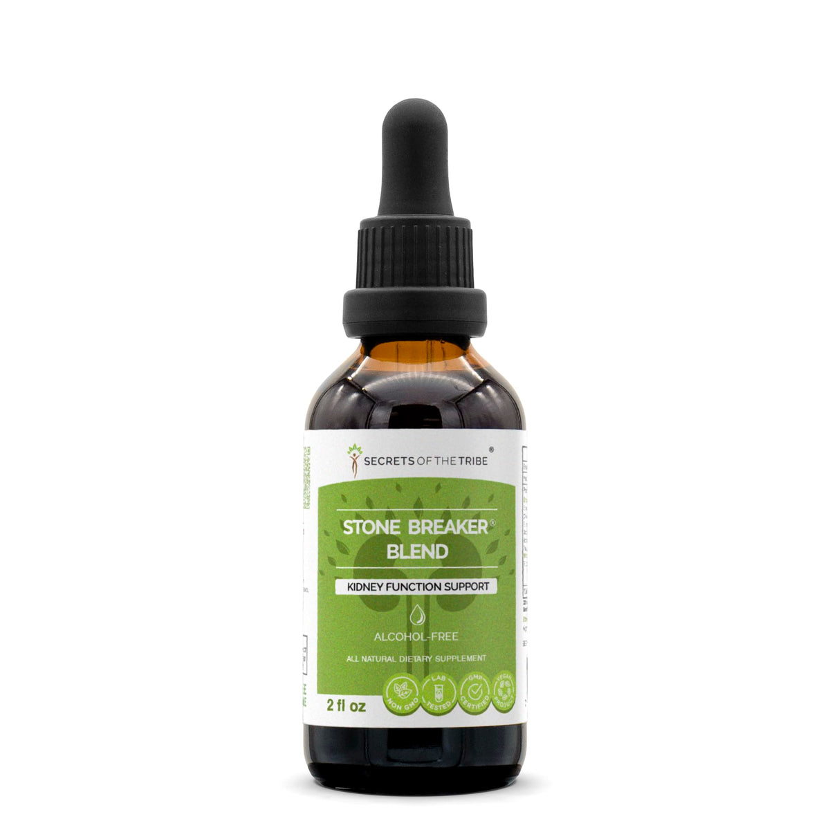 Secrets of the Tribe Stone Breaker Blend bottle pour for easy daily use.