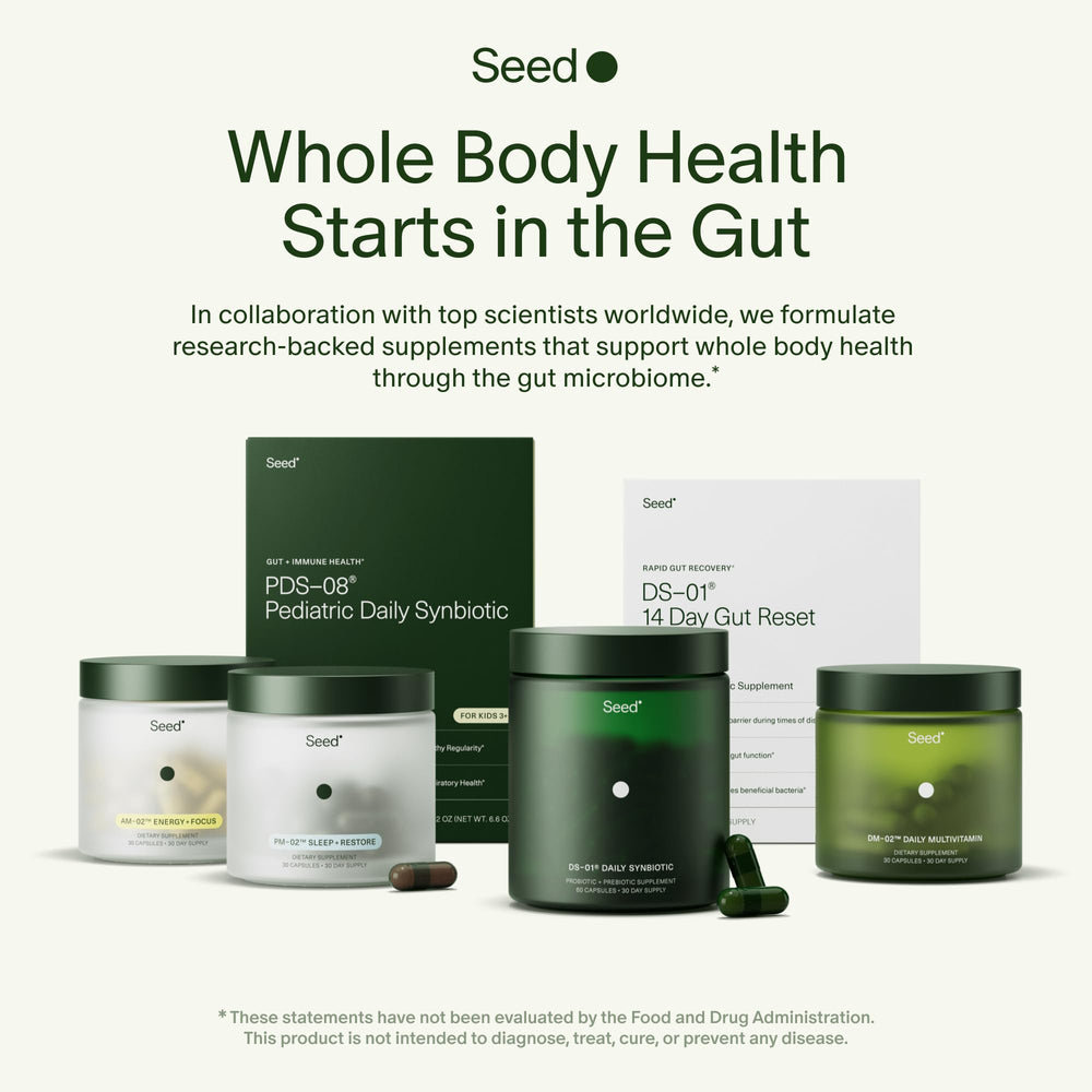 Seed PM-02 third-party testing seal signaling safety and quality.