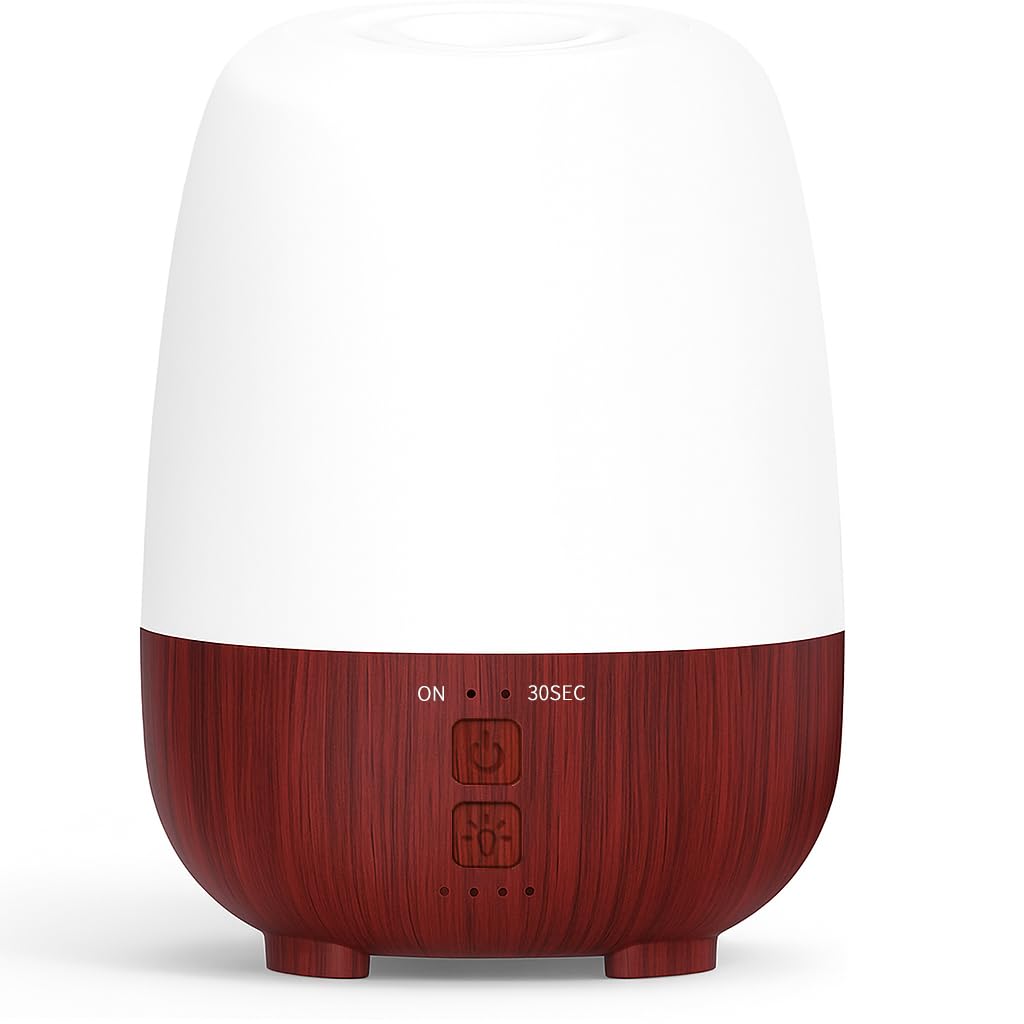 SEEDSEEL cordless diffuser in bathroom for silent aromatherapy.