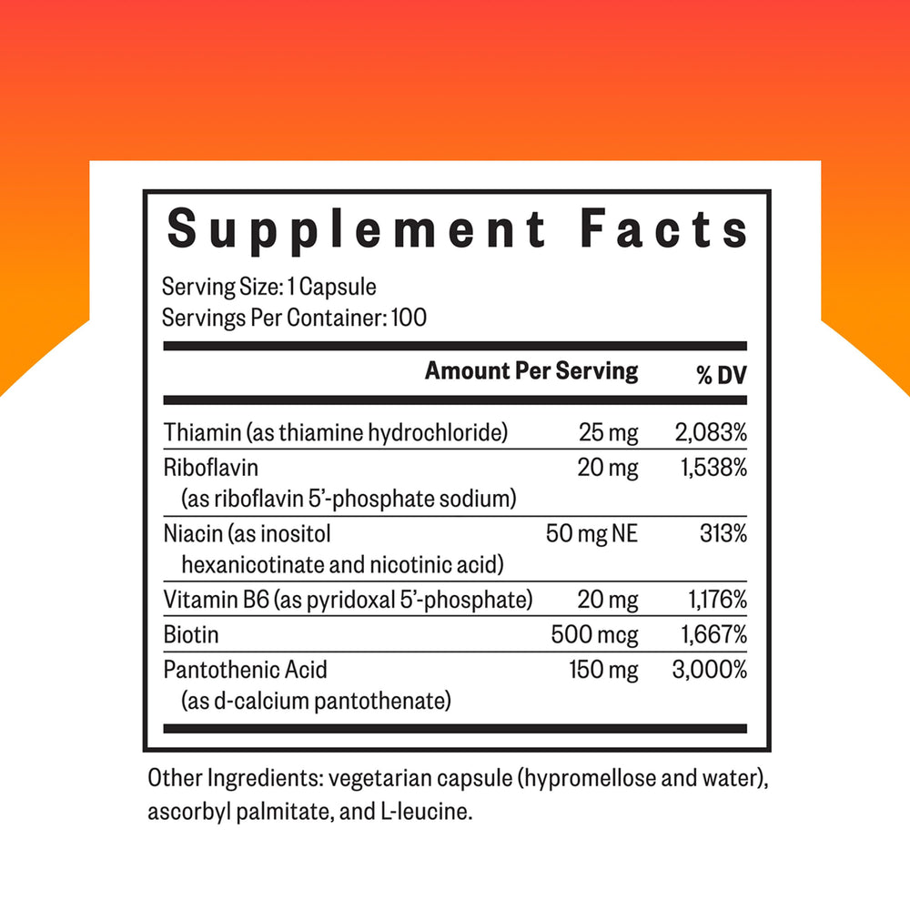 Seeking Health B-Minus label closeup highlights biotin and riboflavin content.