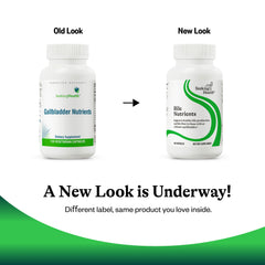 Seeking Health Bile Nutrients product shot on clean kitchen counter.
