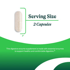 Seeking Health Digestive Enzymes capsules ready for easy digestion.