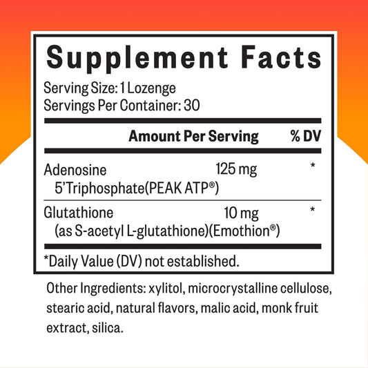 Seeking Health Energy Nutrients label highlights ingredients and purpose for focus.
