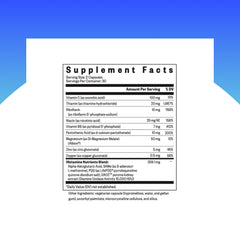 Seeking Health Histamine Nutrients bottle side view for compact travel-friendly packaging.
