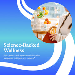 Seeking Health Histamine Nutrients capsules arranged for quick daily dosing.