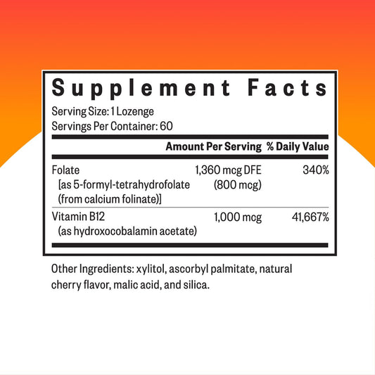 Seeking Health Hydroxo B12 lozenge packaging front emphasizing clean design