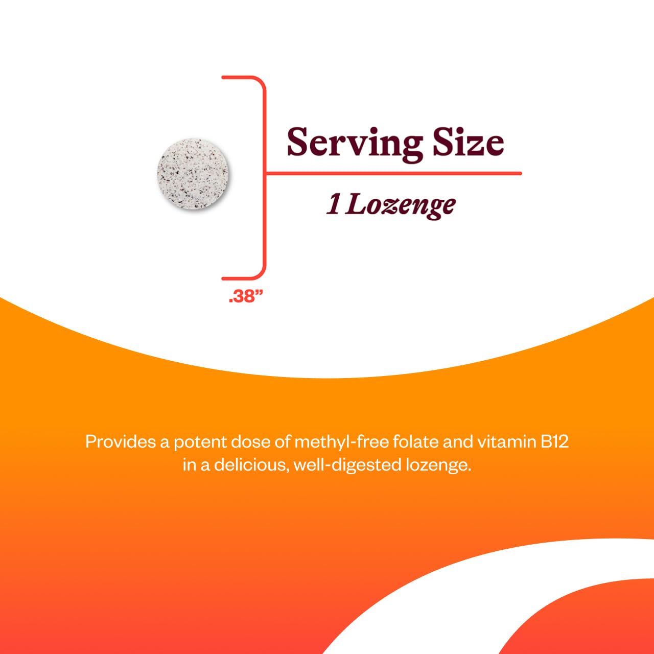 Seeking Health Hydroxo B12 lozenge texture closeup for convenient consumption